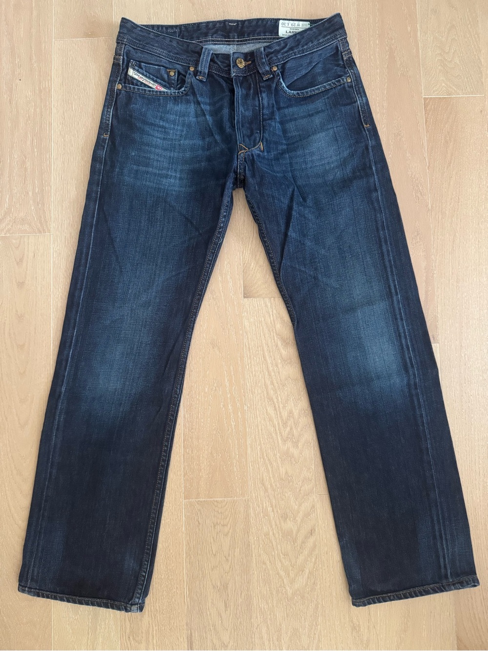 Diesel Indigo Straight-Leg Jeans